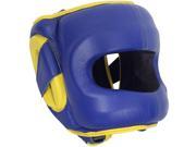 Ringside Deluxe Face Saver Boxing Headgear S M Blue