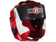 Ringside Ultra Light Sparring Boxing Headgear Medium Red White Black