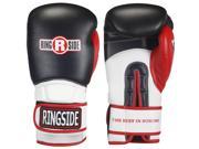 Ringside Pro Style IMF Tech Training Boxing Gloves 18 oz. Black White Red