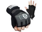 Ringside Gel Shock Boxing Glove Wraps Small Gray Black