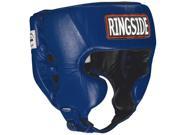 Ringside Competition Boxing Headgear With Cheeks Large Blue