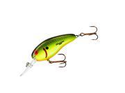 Bomber Deep Flat A 3 8 oz Fishing Lure Chartreuse Black Scales
