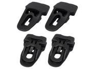 EasyKlip 4 Pack Heavy Duty Reusable Midi Tarp Clip Black