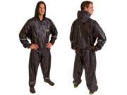 GoFit Hooded Thermal Training Sweat Suit Sauna Suit 2XL 3XL Black