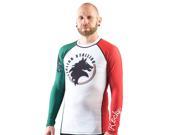Fusion Fight Gear Italian Stallion Rocky Long Sleeve Rashguard XL Tricolor