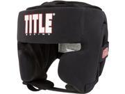 Title Boxing Gel Ultra Lite Washable Custom Form Fit Headgear Regular Black