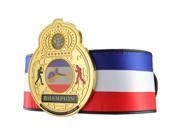 Title Boxing Gold Plated Centerplate Satin Traditional Title Belt