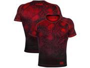 Venum Fusion Short Sleeve Compression T Shirt XL Black Red