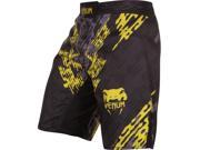 Venum Neo Camo MMA Fight Shorts XL Black Gray Yellow