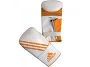 Adidas Box Fit Open Thumb Boxing Bag Gloves S M White Orange