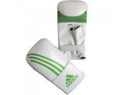 Adidas Box Fit Open Thumb Boxing Bag Gloves S M White Green