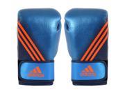 Adidas Speed 300 Hook Loop Boxing Gloves 16 oz Metallic Blue Collegiate Navy