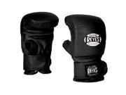Cleto Reyes Boxing Bag Gloves with Hook and Loop Closure Large Black
