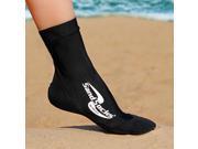 Sand Socks Classic High Top Neoprene Athletic Socks XS Black