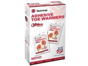 Yaktrax Air Activated 5 Hour Adhesive Toe Warmers 10 Pairs