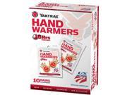 Yaktrax Air Activated 8 Hour Hand Warmers 10 Pairs