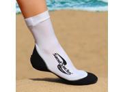 Sand Socks Classic High Top Neoprene Athletic Socks Medium White