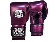 Cleto Reyes Hook and Loop Leather Training Boxing Gloves 16 oz. Purple