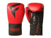 Forza MMA Vinyl Boxing Training Gloves 8 oz. Red Black