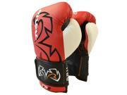 Rival Boxing Evolution Hook and Loop Bag Gloves Large Red
