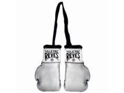 Cleto Reyes Miniature Pair of Boxing Gloves Silver