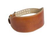 Harbinger 6 Oiled Leather Weight Lifting Belt XL Brown