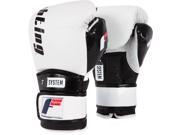 Fighting Sports S2 Gel Power Sparring Gloves 16 oz White Black