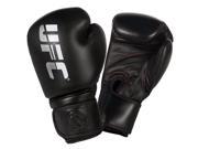 UFC Professional Hook and Loop Heavy Bag Gloves 14 oz. Black