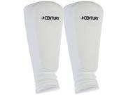 Century Martial Arts Cloth Light Impact Training Shin Pads Large White