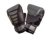 Century Brave Hook Loop Boxing Oversized Bag Gloves Small Medium Black Gray