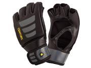 Century Brave Open Palm MMA Training Bag Gloves Large XL Black Gray