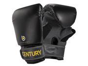 Century Brave Hook and Loop Boxing Oversized Bag Gloves Small Medium Black