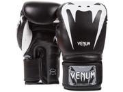 Venum Giant 3.0 Nappa Leather Hook and Loop Boxing Gloves 14 oz. Black White