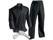 Century 6 oz. Lightweight Student Uniform with Elastic Pants 5 Black