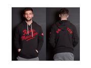 Roots of Fight Rocky Marciano Pullover Hoodie Small Vintage Black