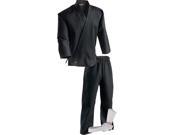 Century Kid s 6 oz. Lightweight Student Uniform with Elastic Pants 00 Black