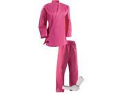 Century Kid s 6 oz. Lightweight Student Uniform with Elastic Pants 0 Pink