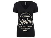 UFC Women s Holly Holm Bantamweight Champion T Shirt Large Black
