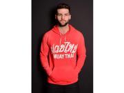 Roots of Fight Muay Thai Pullover Hoodie 2XL Vintage Red