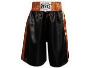 Cleto Reyes Satin Classic Boxing Trunks XXS 24 Black Gold