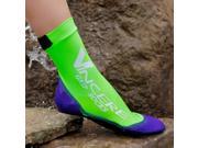 Sand Socks Grip Bottom Neoprene Athletic Socks XXS Lime Purple