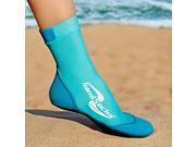 Sand Socks Classic High Top Neoprene Athletic Socks Small Marine Blue