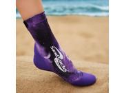 Sand Socks Classic High Top Neoprene Athletic Socks XS Purple Galaxy