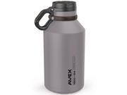 Avex 64 oz. Growler Vacuum Insulated Stainless Steel Travel Bottle Gray