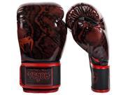 Venum Fusion Hook and Loop Training Boxing Gloves 16 oz. Red Black