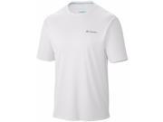 Columbia Zero Rules Omni Freeze Short Sleeve T Shirt XL White