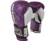 Rival Boxing RB7 Fitness Hook and Loop Bag Gloves 12 oz. Purple White