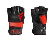 Forza MMA Leather Gloves XL Black Red