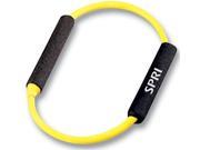 SPRI Xering Resistance Tubing with 2 Rubber Grips Very Light Yellow