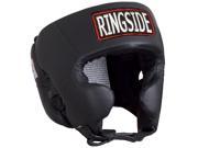 Ringside Competition Boxing Headgear With Cheeks Large Black